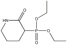 diethyl 2-oxopiperidin-3-ylphosphonate Struktur