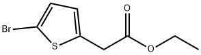 ethyl 2-(5-bromothiophen-2-yl)acetate Struktur