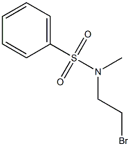 N-(2-bromoethyl)-N-methylbenzenesulfonamide Struktur