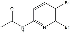 N-(5,6-dibromopyridin-2-yl)acetamide Struktur