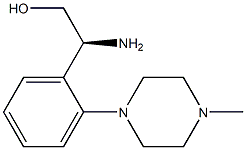 (S)-2-amino-2-(2-(4-methylpiperazin-1-yl)phenyl)ethanol Struktur