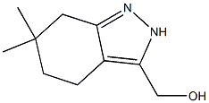 (6,6-Dimethyl-4,5,6,7-tetrahydro-2H-indazol-3-yl)-methanol Struktur