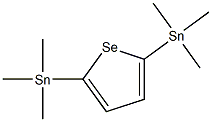 2,5-Bis-trimethylstannanyl-selenophene Struktur