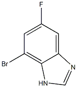 7-Bromo-5-fluoro-1H-benzoimidazole Struktur