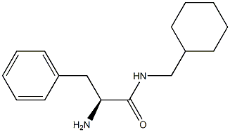 (S)-2-amino-N-(cyclohexylmethyl)-3-phenylpropanamide Struktur