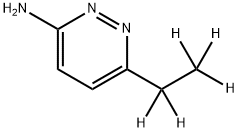 3-Amino-6-(ethyl-d5)-pyridazine Struktur