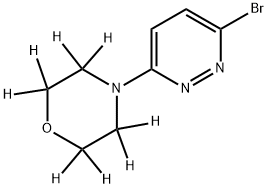 3-Bromo-6-(morpholino-d8)-pyridazine Struktur