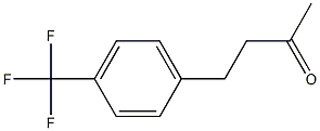 4-[4-(trifluoromethyl)phenyl]butan-2-one Struktur