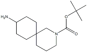 TERT-BUTYL 9-AMINO-2-AZASPIRO[5.5]UNDECANE-2-CARBOXYLATE Struktur