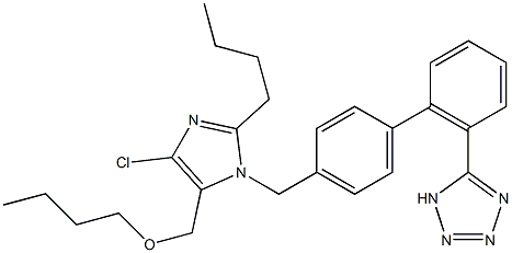 Losartan Butyl Ether Struktur