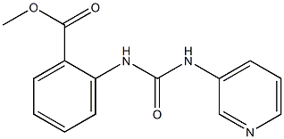 methyl 2-(3-(pyridin-3-yl)ureido)benzoate Struktur