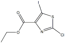 ethyl 2-chloro-5-iodothiazole-4-carboxylate Struktur