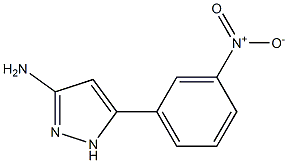 5-(3-nitrophenyl)-1H-pyrazol-3-amine Struktur