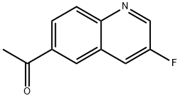 1-(3-fluoroquinolin-6-yl)ethanone Struktur