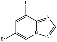 6-Bromo-8-iodo-[1,2,4]triazolo[1,5-a]pyridine Struktur