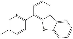 2-(dibenzo[b,d]furan-4-yl)-5-methylpyridine Struktur