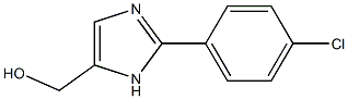 [2-(4-Chloro-phenyl)-3H-imidazol-4-yl]-methanol Struktur