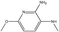 6-methoxy-N3-methyl-pyridine-2,3-diamine Struktur