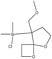 Methoxydiethylenoxypropyl Dimethyl Chlorosilane Struktur