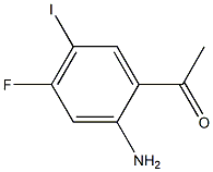 1-(2-Amino-4-fluoro-5-iodo-phenyl)-ethanone Struktur