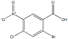 2-Bromo-4-chloro-5-nitro-benzoic acid Struktur