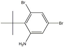 3,5-Dibromo-2-tert-butyl-phenylamine Struktur