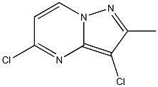 3,5-Dichloro-2-methylpyrazolo[1,5-a]pyrimidine Struktur