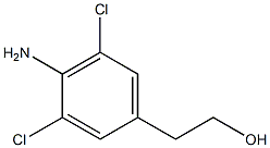 2-(4-Amino-3,5-dichloro-phenyl)-ethanol Struktur