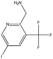 (5-Iodo-3-trifluoromethyl-pyridin-2-yl)-methyl-amine Struktur