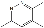 3,4,6-Trimethyl-pyridazine Struktur