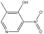 3-Methyl-5-nitro-pyridin-4-ol Struktur