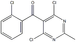 (2-chlorophenyl)(4,6-dichloro-2-methylpyrimidin-5-yl)methanone