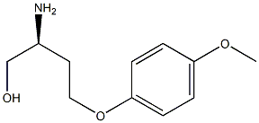 (S)-2-amino-4-(4-methoxyphenoxy)butan-1-ol Struktur