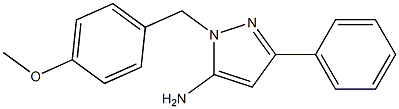 1-(4-methoxybenzyl)-3-phenyl-1H-pyrazol-5-amine|