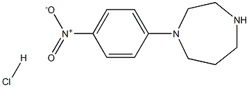 1-(4-nitrophenyl)-1,4-diazepane hydrochloride Struktur