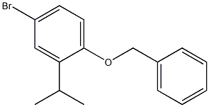 1-(benzyloxy)-4-bromo-2-isopropylbenzene Structure