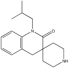 1'-isobutyl-1'H-spiro[piperidine-4,3'-quinolin]-2'(4'H)-one Struktur