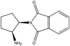 2-((1R,2S)-2-aminocyclopentyl)isoindoline-1,3-dione Struktur