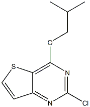 2-chloro-4-isobutoxythieno[3,2-d]pyrimidine Struktur