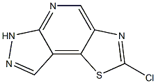 2-chloro-6H-pyrazolo[3,4-b]thiazolo[5,4-d]pyridine Struktur