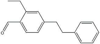 2-ethyl-4-phenethylbenzaldehyde Struktur