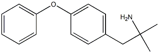 2-methyl-1-(4-phenoxyphenyl)propan-2-amine Struktur