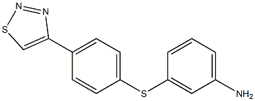 3-(4-(1,2,3-thiadiazol-4-yl)phenylthio)aniline