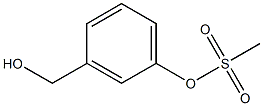 3-(hydroxymethyl)phenyl methanesulfonate Struktur