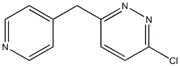 3-chloro-6-(pyridin-4-ylmethyl)pyridazine Struktur