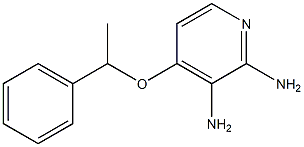 4-(1-phenylethoxy)pyridine-2,3-diamine Struktur