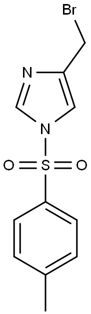 4-(bromomethyl)-1-tosyl-1H-imidazole Struktur