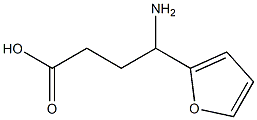 4-amino-4-(furan-2-yl)butanoic acid Struktur