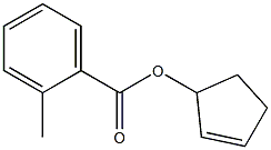 4-cyclopentenyl-2-methylbenzoic acid Struktur