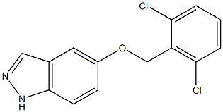 5-(2,6-dichlorobenzyloxy)-1H-indazole Struktur